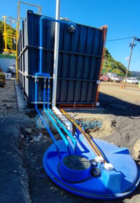 planta de tratamiento de aguas servidas
